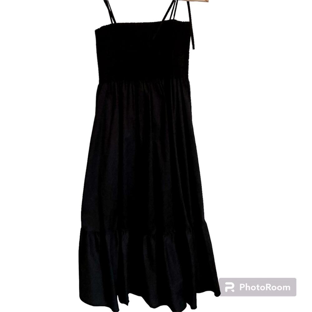 BUCKETLIST women’s dress large NWT black maxi
